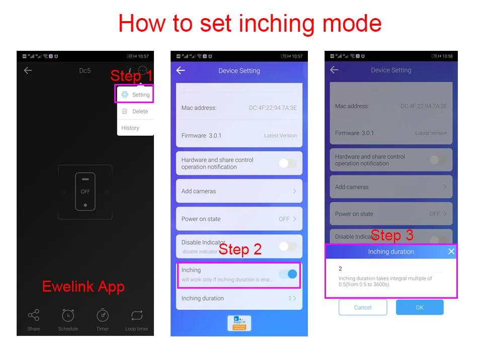

eWeLink Smart Remote Control Wifi wireless Switch Module 4CH AC85-220V 433 Remote Inching Self-locking RF Receive 10A Relays