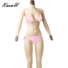 Комбидресс KnowU в стиле трансгендер, полноразмерное боди с имитацией груди, сексуалов, по щиколотку