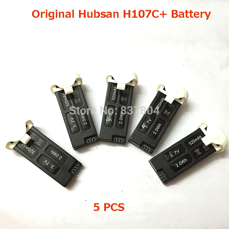

5 шт./лот Hubsan X4 камера плюс H107C + батарея (H107C плюс батарея) 3,7 V 520mAh батарея