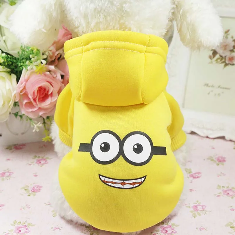 

Cartoon Dog Hoodie Pet Dog Clothes For Dogs Coat Jacket Cotton Ropa Perro French Bulldog Clothes For Dogs Pets Clothes Pug