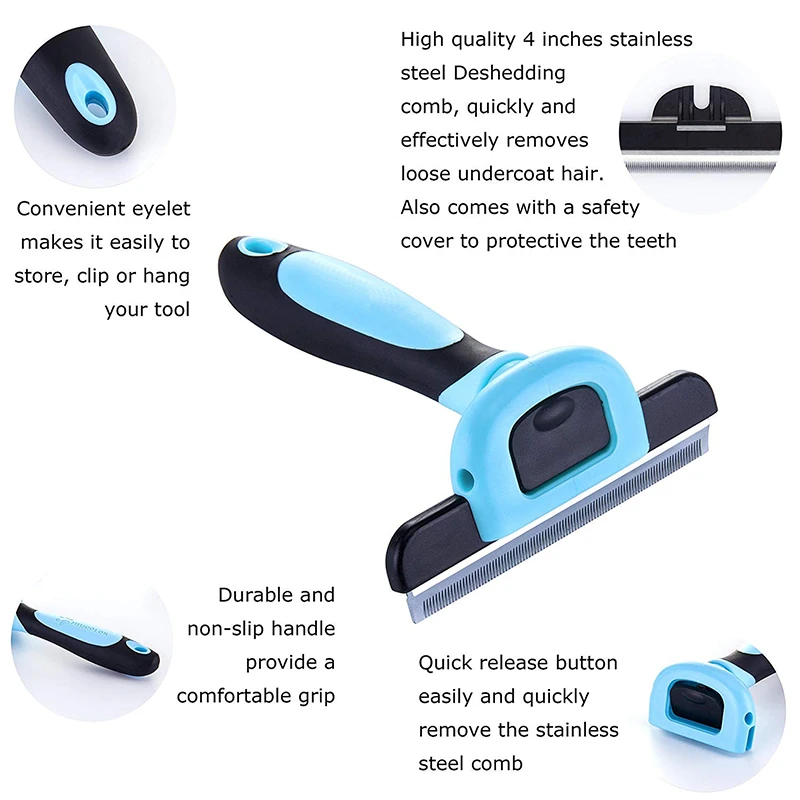 Триммер для домашних животных расческа удаления шерсти собак и кошек
