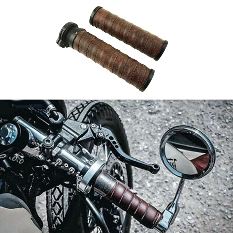 

22 мм Универсальный мотоциклетный руль в стиле ретро руль ручка подходит для винтажного Кафе Racer винтажные велосипеды