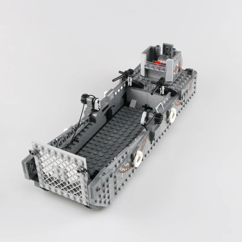 WW2 военные строительные блоки США LCM3 воины фигурки оружие кирпичи игрушки для