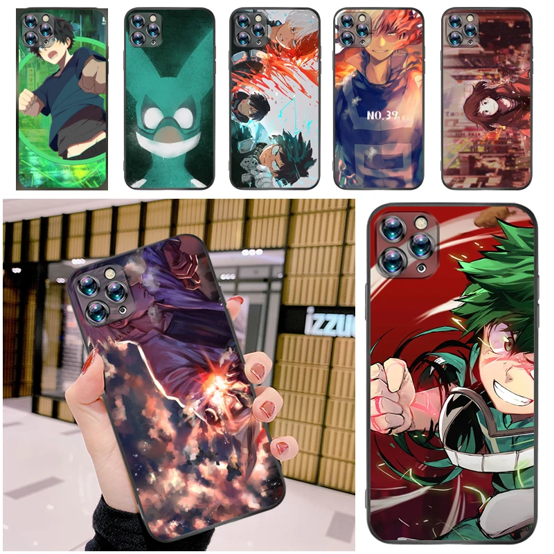

My Hero Academia Tomura Boku Bakugou Katsuki Todoroki Shouto Dabi Shigaraki Phone Case For iPhone 12 Pro MAX Mini SE Funda