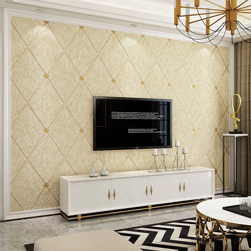 Современный минималистичный фон для телевизора в гостиной обои 3D TV настенные