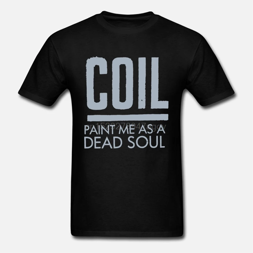 Футболка Coil paint Me As A Dead Soul john balance scatology chaos black sun|Мужские футболки| |