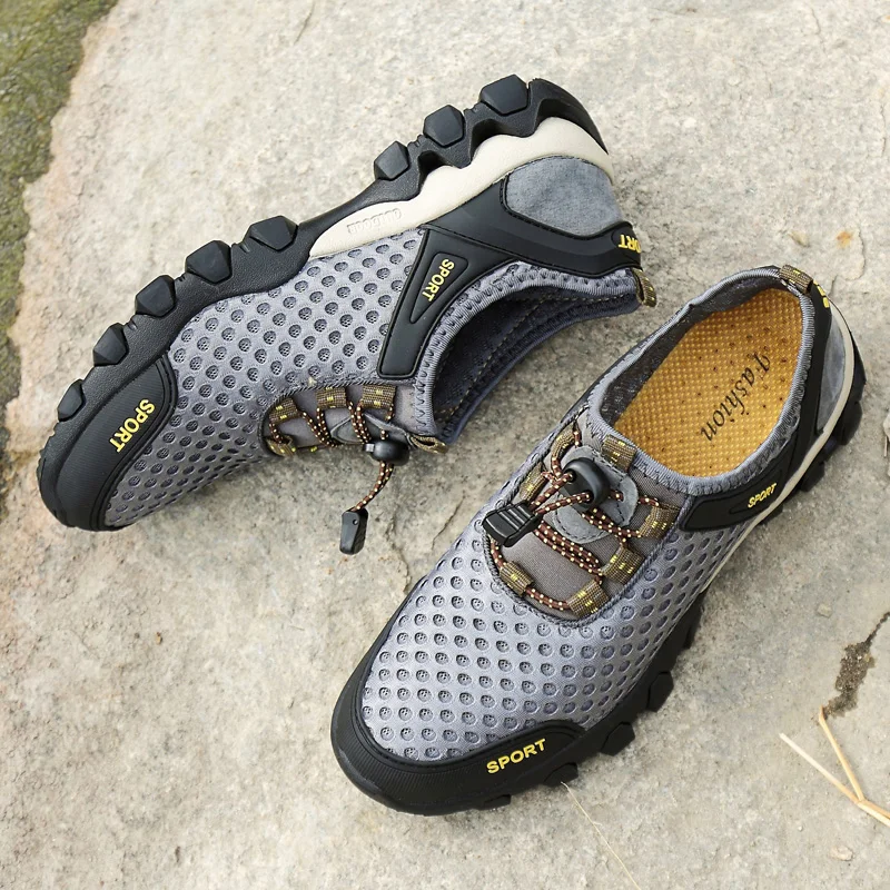 

Men's Breathable Hiking Shoes Mesh Outdoor Camping Men Sneakers Climbing Shoes Designers Popular Sport Shoes