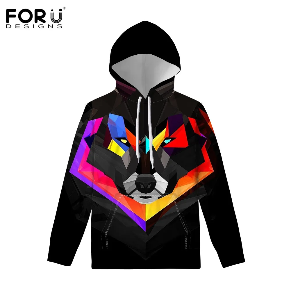 FORUDESIGNS/3D толстовки; Креативная одежда с принтом тигра и волка в стиле Харадзюку; мужской повседневный спортивный костюм; сезон осень-зима; Poleron Hombre; спортивная одежда - Цвет: Небесно-голубой