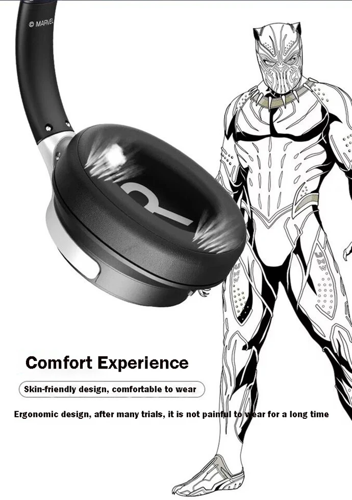 MARVEL The Avengers беспроводные наушники blutooth Limited EditIron Man Капитан Америка пантера Игровые наушники для ПК мобильный телефон