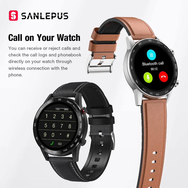 2021 sanlepus ecg smart watch dial call smartwatch men sport fitness bracelet clock watches for android apple xiaomi huawei free global shipping