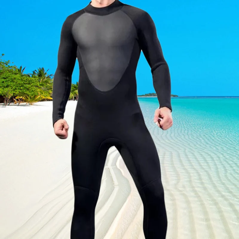 

Men Full Bodysuit Wetsuit 3mm Diving Suit Stretchy Swimming Surfing Snorkeling XR-Hot