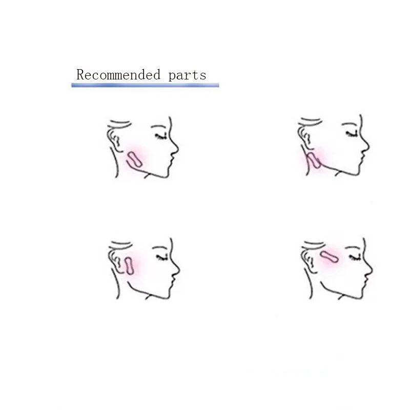 Маленькая V-образная палочка для лица матовая невидимая с двойным подбородком