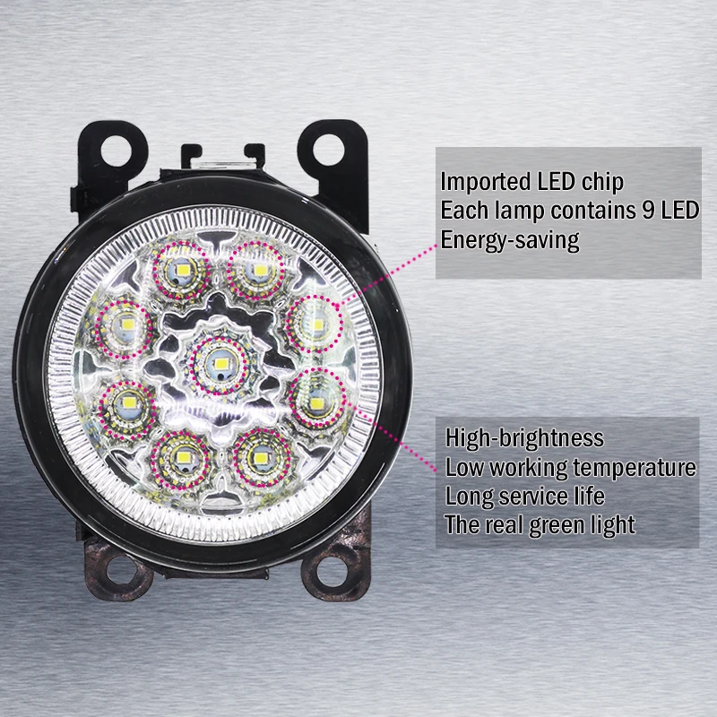 Cawanerl Стайлинг авто светодиодный светильник противотуманной фары DRL Дневной 12V
