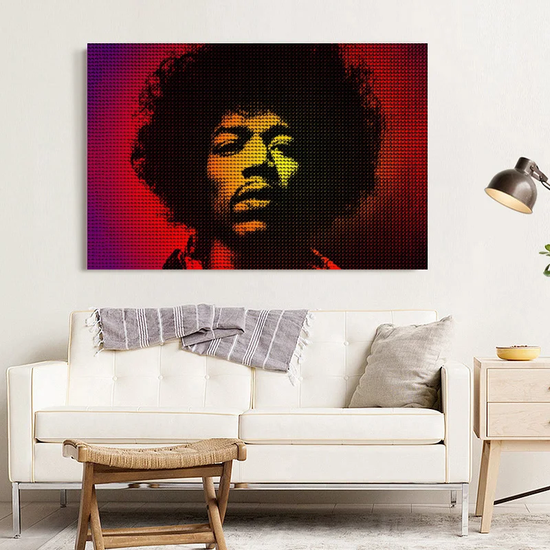 Плакаты с изображением музыкальной легенды электрогитары музыканта