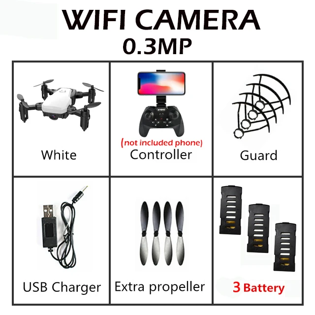 0.3MP Camera 3Batter SG800 Дрон 2,4G FPV мини селфи Дрон RTF с Wifi камерой HD микро Радиоуправляемый квадрокоптер VS S9 S9W E58 E61 Дрон - Цвет: 0.3MP Camera 3Batter
