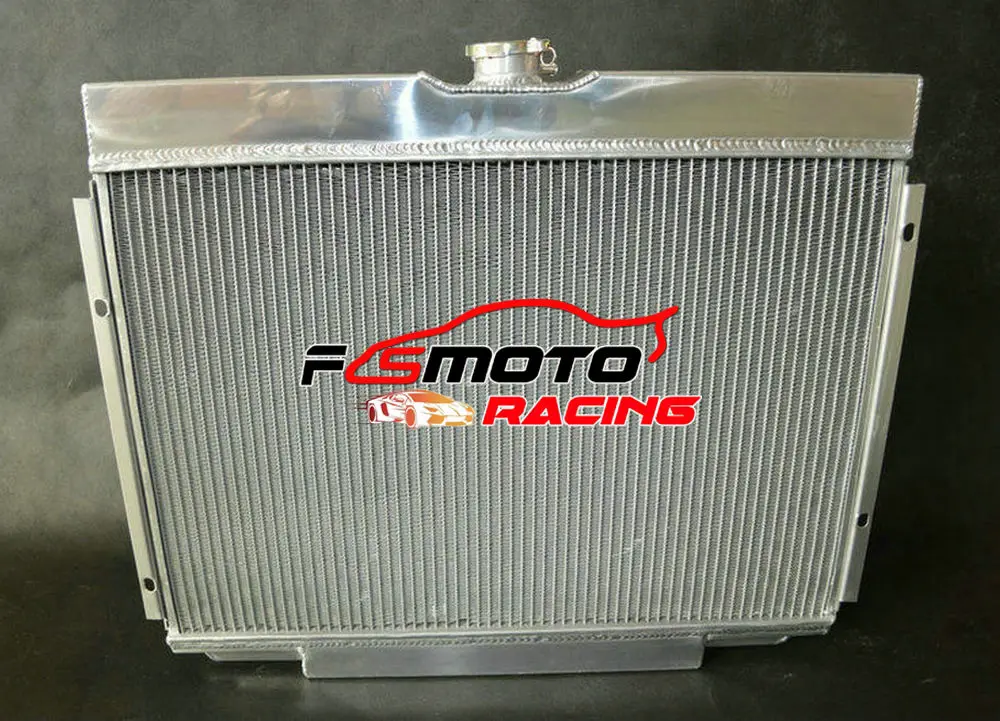 4-рядный алюминиевый радиатор + вентилятор для Ford Mustang Ranchero Mercury Cougar XR7 Torino 5 0/5 8/6 4/7.0L