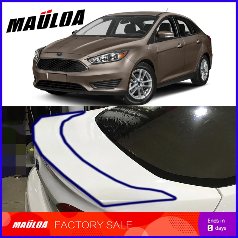 Высокое качество Праймер Неокрашенный Белый Черный Цвет ABS задний спойлер