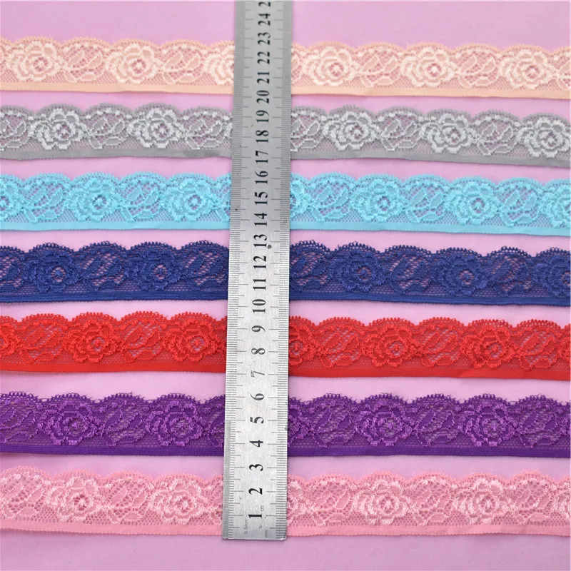 Эластичная кружевная лента белая африканская ткань эластичная отделка с