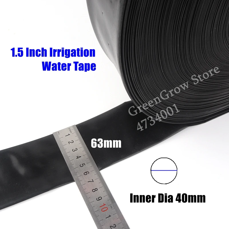 Сельскохозяйственная поливочная лента 10 ~ 100 м 1 5 дюйма Φ 40 мм водосберегающая для