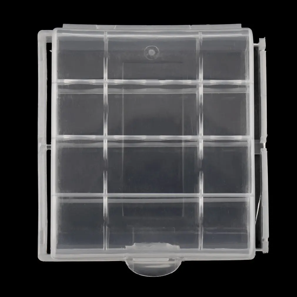 

Plastic Battery Storage Case For AA AAA 18650 Battery Portable Batteries Holder Box Big Capacity Keep Dry