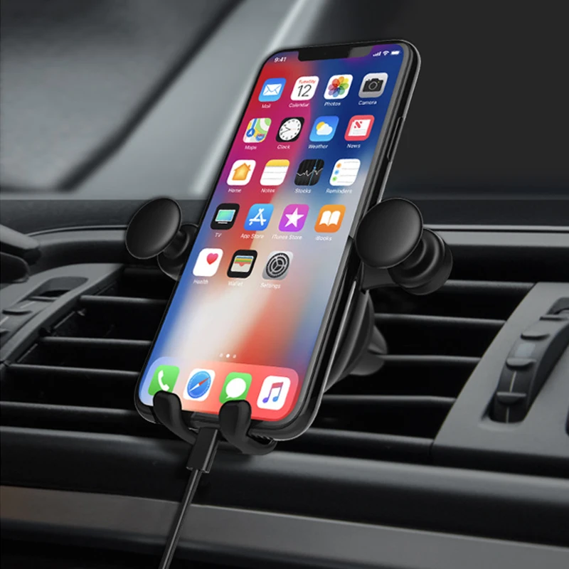 

Car Mobile Phone Holder Car Vent Phone Holder GPS Navigation Holder Suitable For IPhone Huawei Samsung Mobile Phone Holder