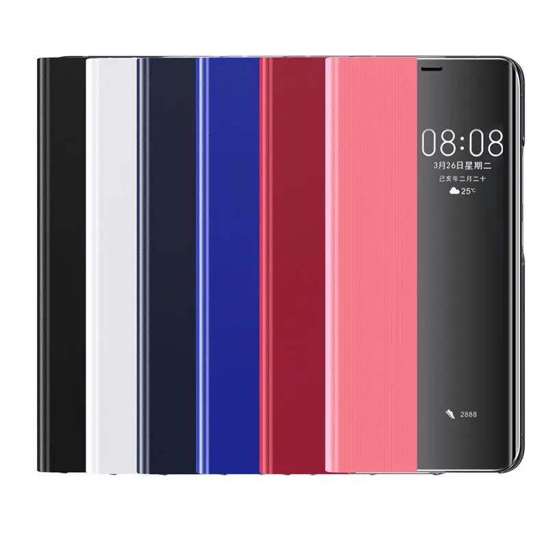 Чехол для Huawei P smart 2020 Официальный кожаный чехол Nova 6e 7i Y5 y6 Y7plus Honor 10 lite 9c