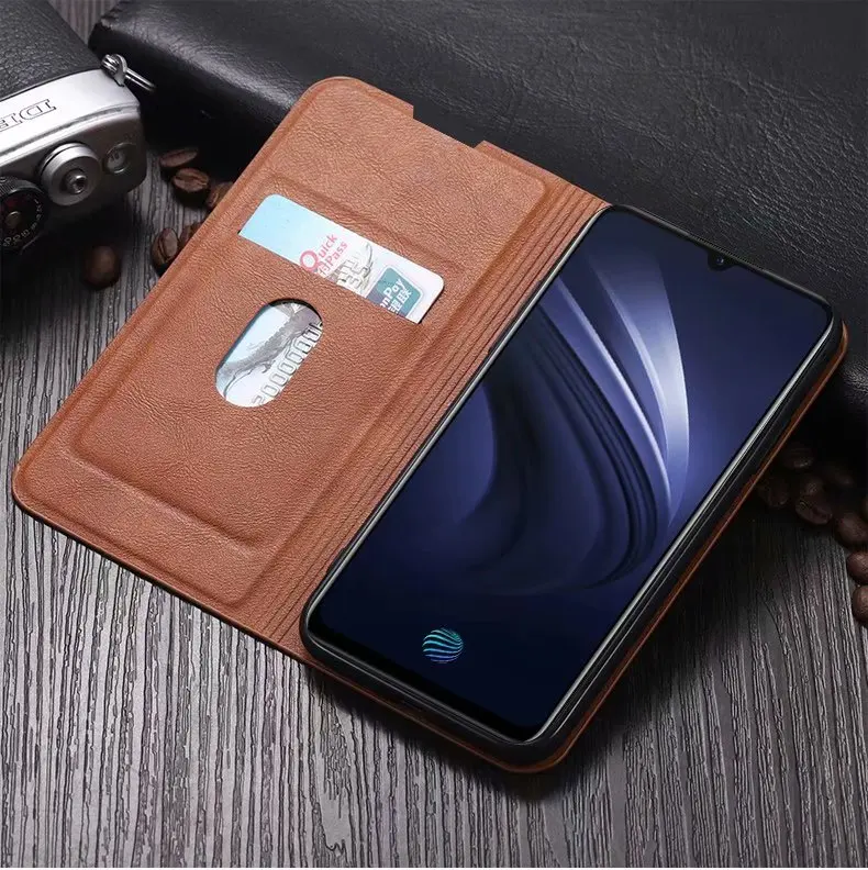 Роскошный Ретро Кожаный чехол-книжка с подставкой для VIVO Z1 S1 V15 IQOO Pro 5G V17 NEO Y17 Z5X Z5 чехол для книги Магнитный чехол с держателем карты