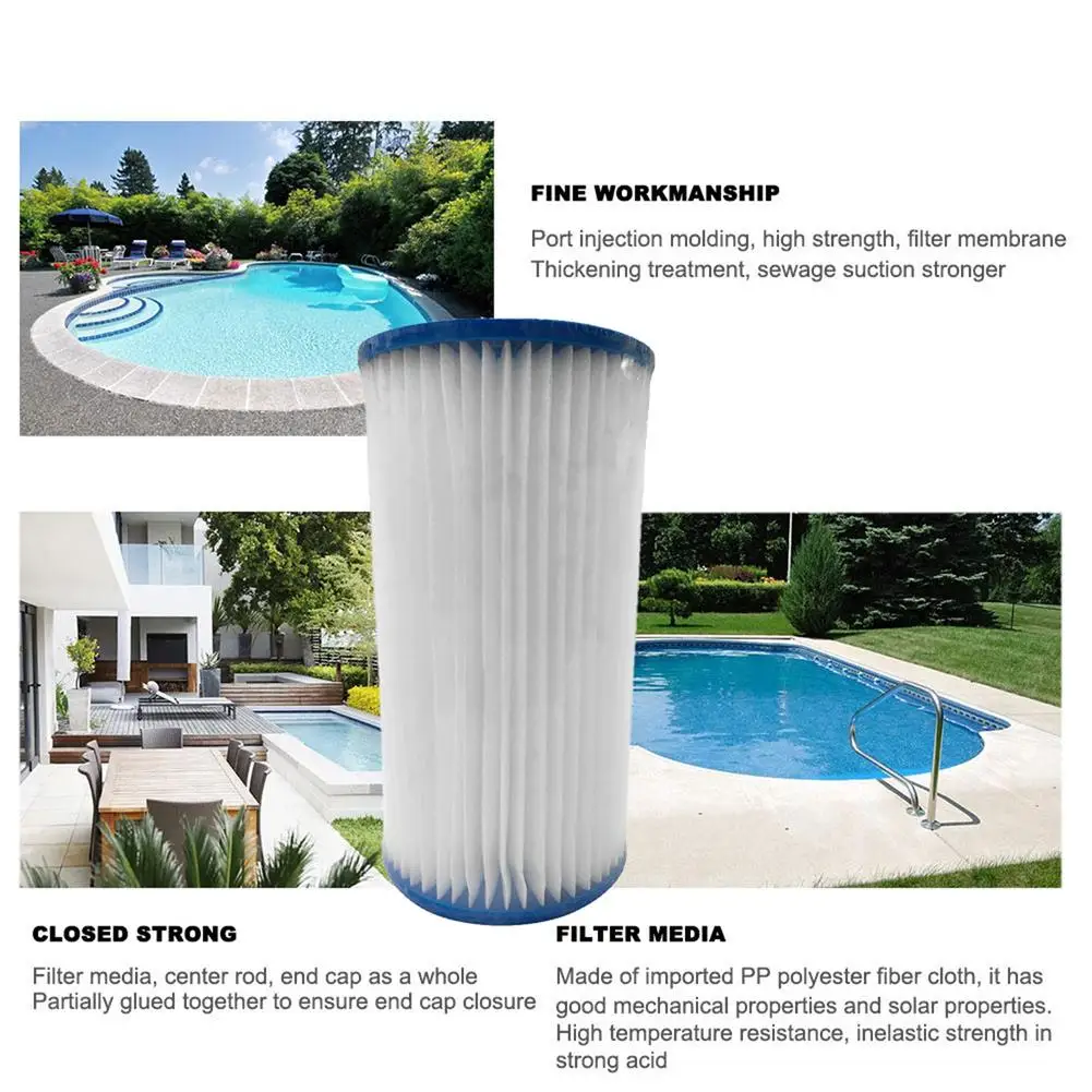 

Type A Or Type C Filter Cartridge Pool Replacement Filter Cartridge For Swimming Pool Daily Care Swimming Pool Accessories
