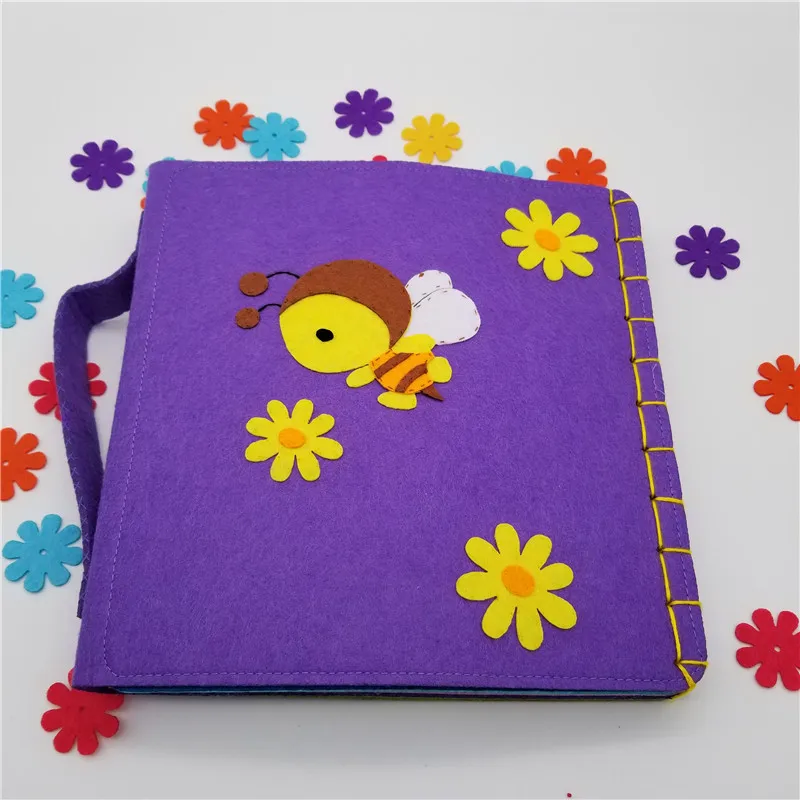 Моя первая книга нетканый материал чехол с Пчелой ручная работа детская