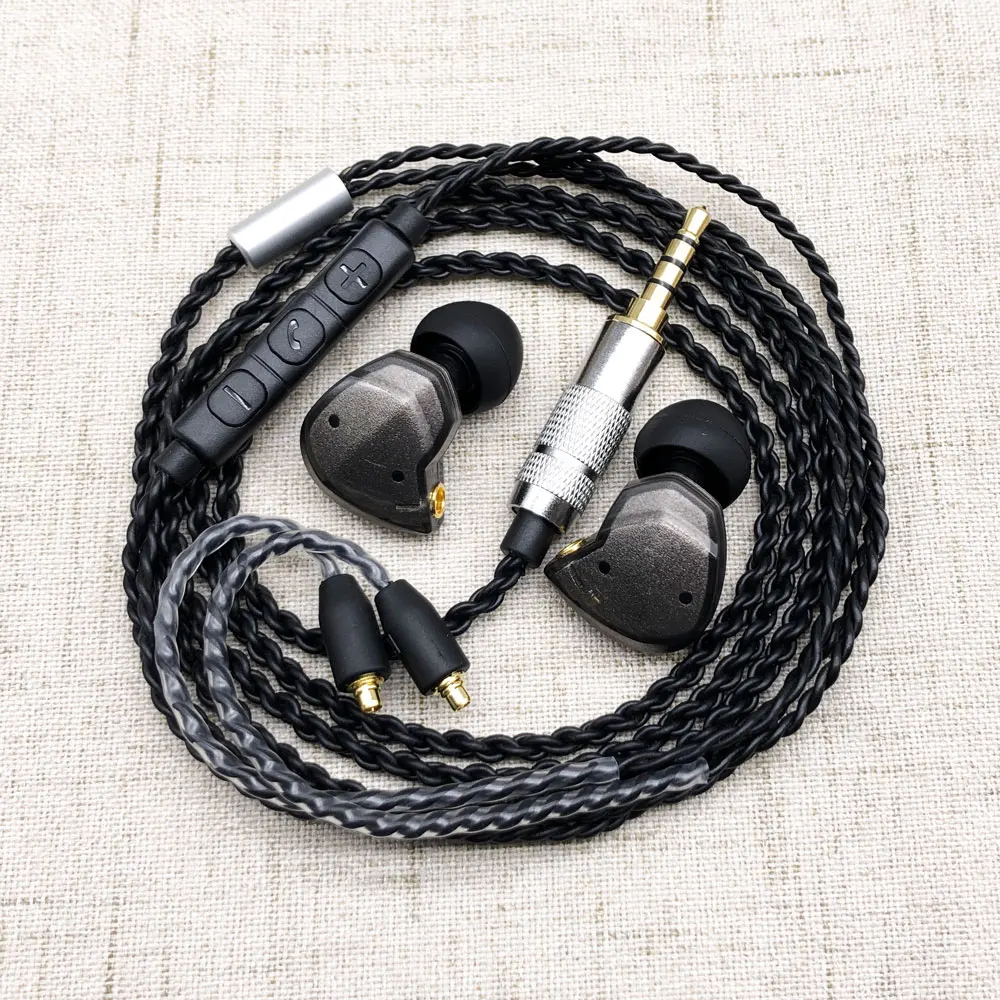 Tiandirenhe TD2 Гибридный наушник 1ba+ 1DD Ноулз 27305 BA привод HIFI наушник с MMCX обновленный кабель для Shure SE215 гарнитура