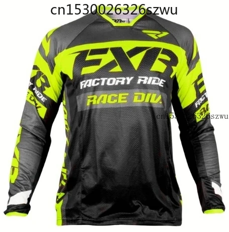 

2020 DH Motocross MX FXR Long Sleeve MTB Jersey Cross-country Motorcycle Riding Downhill Jersey mtb jersey motocross