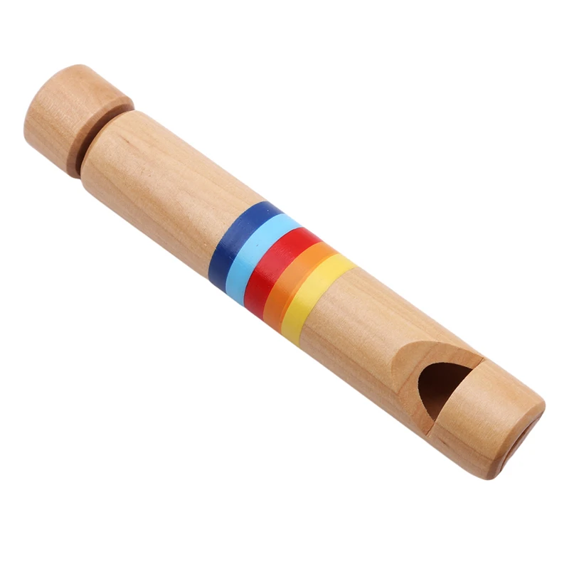 

Kids Wooden Small Piccolo Drawing Whistles Diacritical Sliding Piccolo Baby Musical Instrument Toy Children Whistle Classic Toys