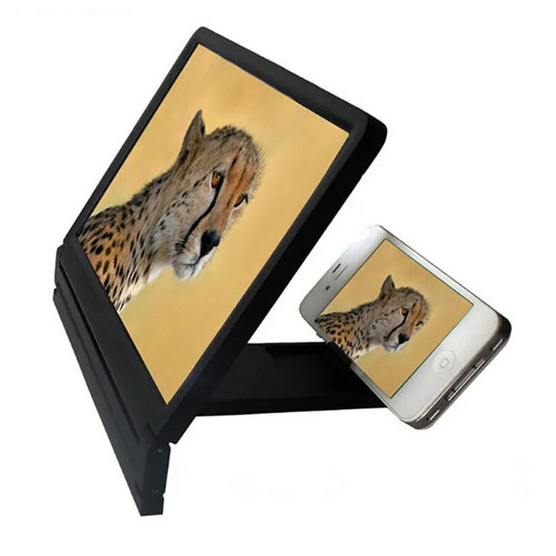 3D Лупа мобильный телефон усилитель экрана HD-радиация защита глаз Складная лупа