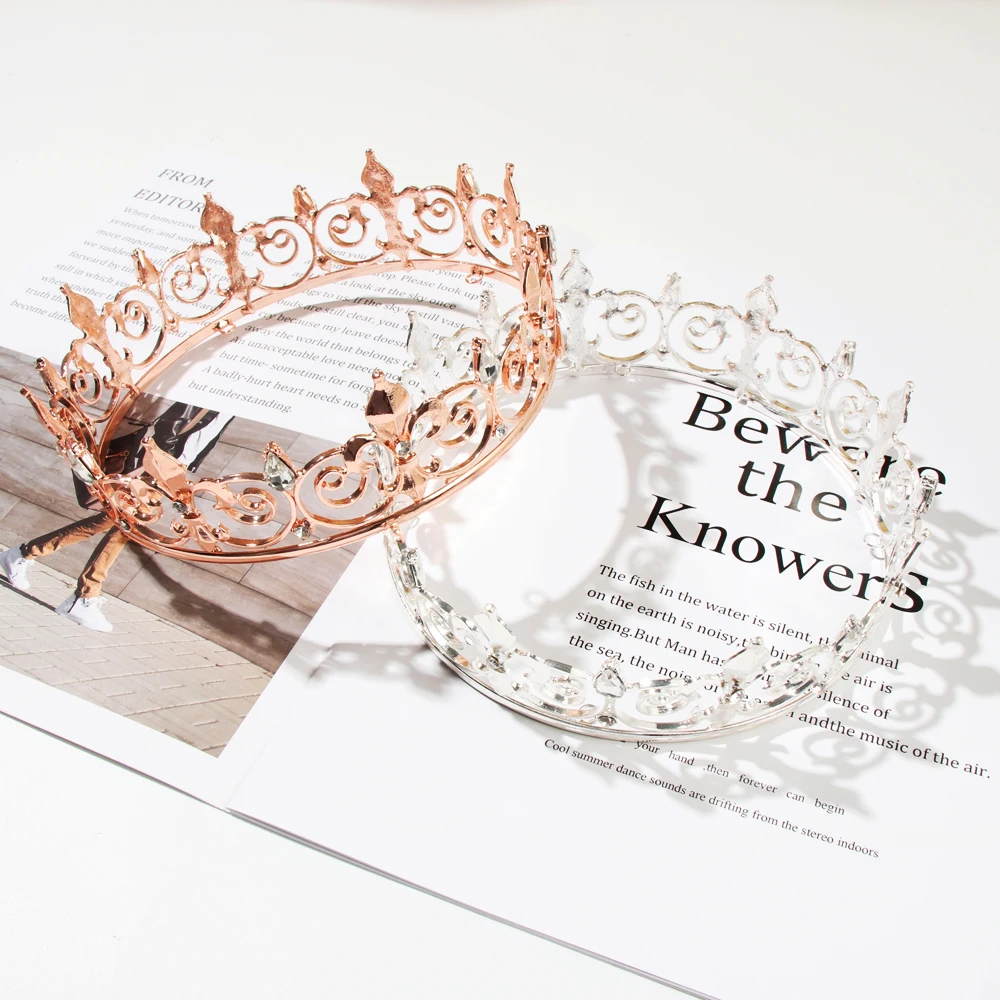 1 шт. новая корона Короля для мужчин металлическая Королевская принца дня