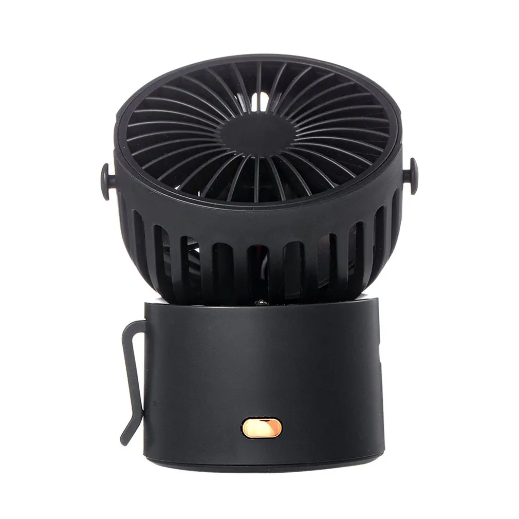 

Usb Desk Fan Hanging Neck Three Gear Wind Speed With Strong Wind Quiet Operation 45° Rotation Mini Fan For Office Bedroom