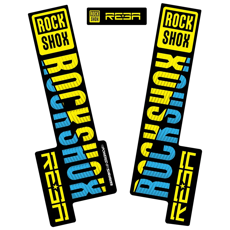 Rockshox REBA наклейки на вилке для горного велосипеда передняя вилка 2020|Наклейки