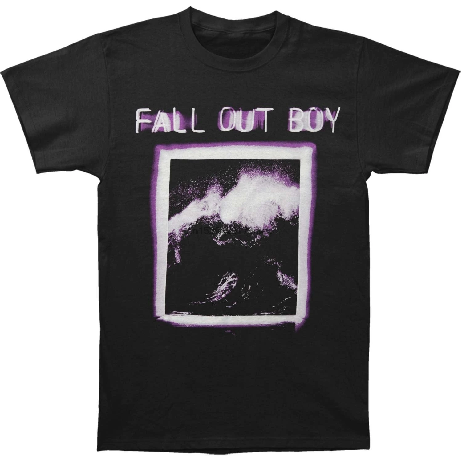 Современная крутая дизайнерская футболка для мальчиков с неоновыми волнами и