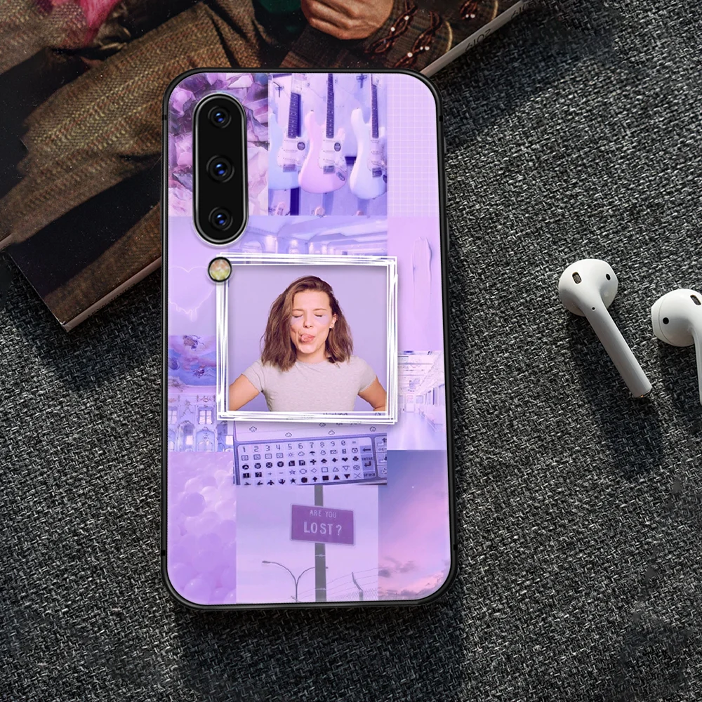 

Millie Bobby Brown Phone Case Cover For Samsung Galaxy A10 A11 A20 E A21 A30 A40 A41 A50 A51 A70 A71 A81 S 4G 5G black Bumper