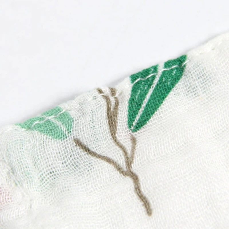

3 Pcs Baby Handkerchieves Square Printed Towel Muslin Cotton Infant Face Washcloth Wipe Cloth Feeding Bib Burp Cloth Saliva