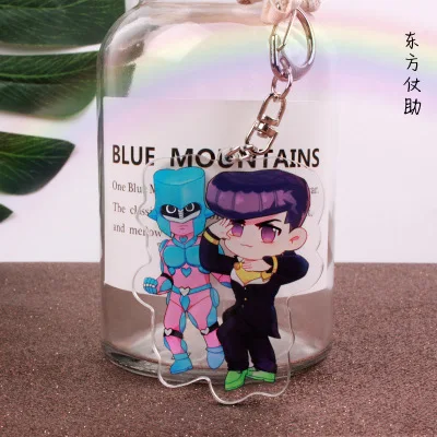 Необычный акриловый брелок в стиле аниме Jotaro Joseph Joestar Бруно букциарати, кулон для мужчин и женщин, брелки llaveros - Цвет: 8
