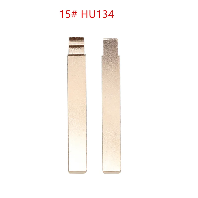 

10 шт. Φ #15 # HU134 Y15 keydiy KD xhorse VVDI JMD blade Metal Uncut Blank Flip Y-15 для Kia Venga