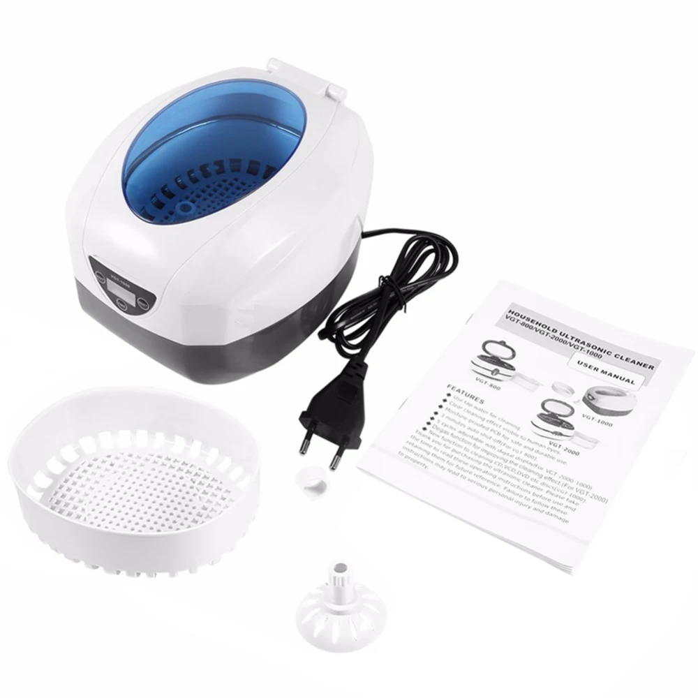 Цифровой ультразвуковой очиститель инструменты для маникюра стерилизатор