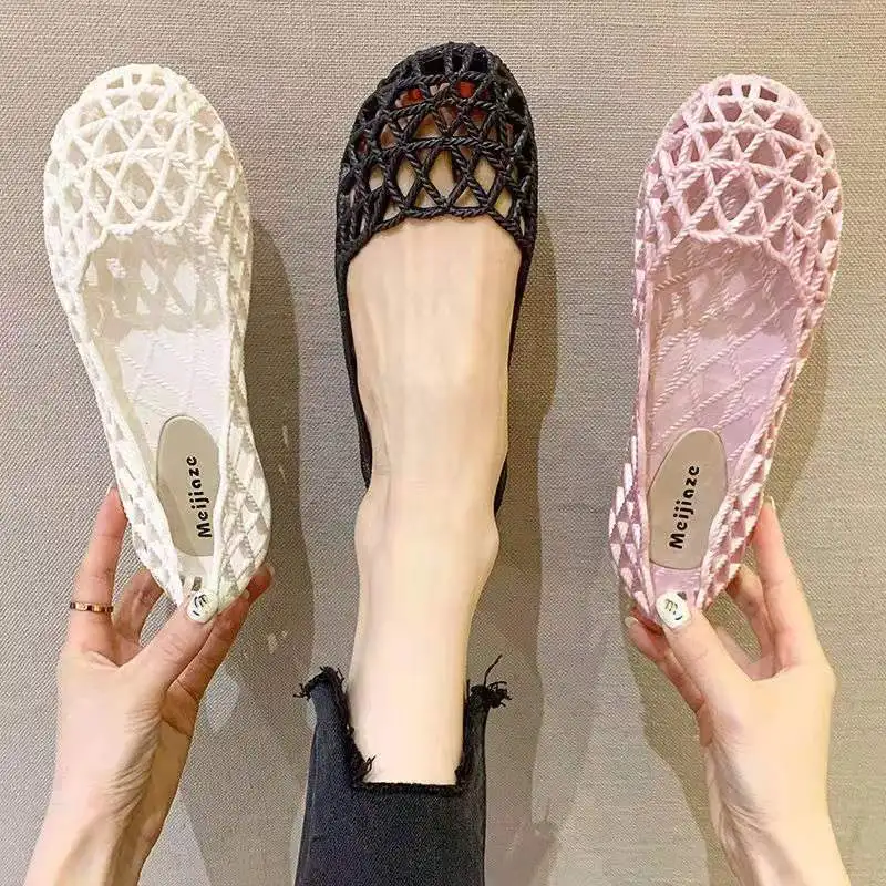 

Сандалии женские сетчатые с перфорацией, дышащие легкие босоножки без шнуровки, Повседневная Удобная обувь, лето