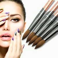 eval nail brush 100 pure kolinsky sable nail paint brush uv gel acrylic nail art brush set nail beauty tools