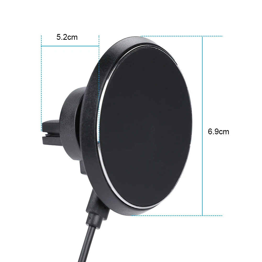 

W3 Qi Wireless Car Charger Charging Magnetic Mount Holder Bracket for CarCar Wireless Charger