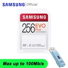 SAMSUNG EVOPRO Plus карта памяти Micro SD, класс 10, 128 ГБ, 64 ГБ, 32 ГБ, 256 ГБ