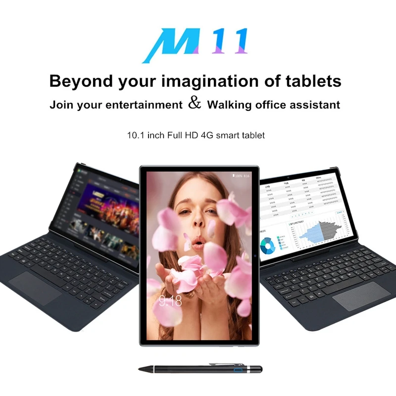 

Keyboard with Case Cover for Binai M11 Tablet 10.1 Inch All-In-One Tablet Stand netic Wireless Keyboard for Office