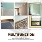 3D пенопластовая наклейка на краю стены, самоклеящаяся Водонепроницаемая плинтус, угловая линия талии, наклейка, обои, бордюр, украшение дома #2