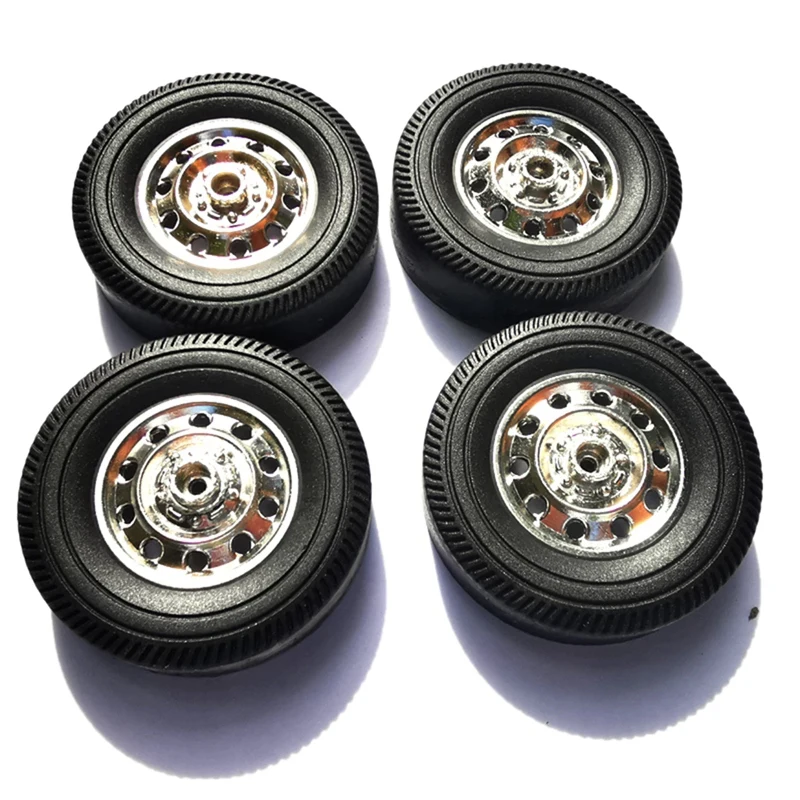 4 шт. металлический обод колеса шины для WPL D12 1/10 RC грузовых автомобилей