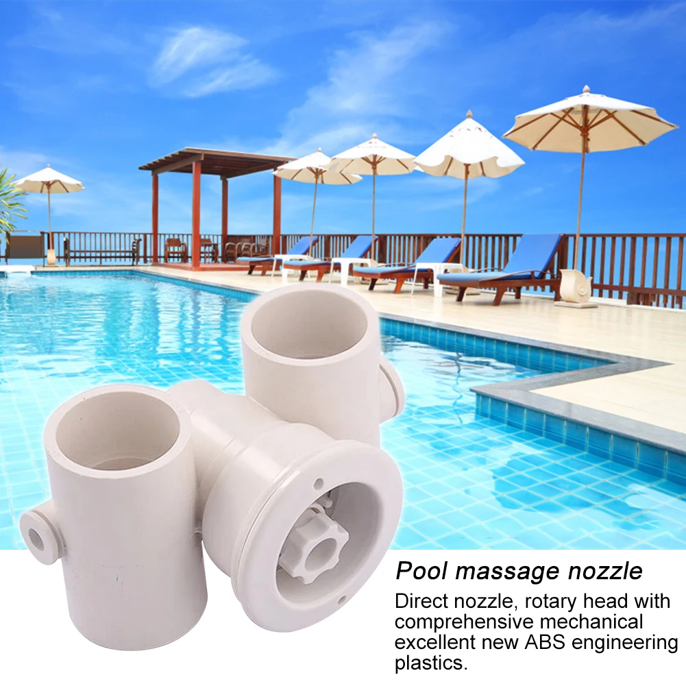 Outlet Spray Durable Outdoor Water Spa Swimming Pool Replacement White Accessories Easy Install ABS Massage Nozzle Eco-friendly | Спорт и